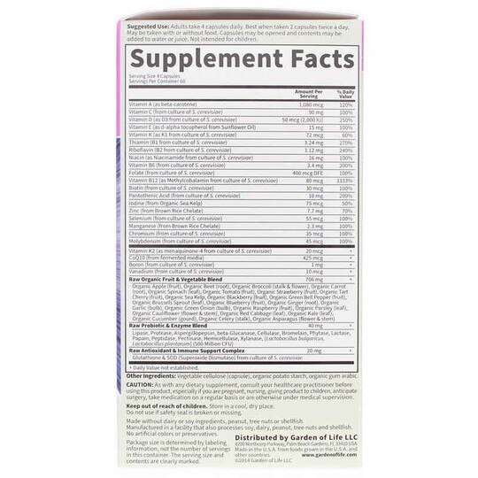 Vitamin Code 50 & Wiser Women Multivitamin, GOL
